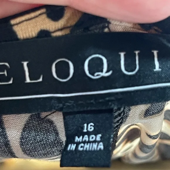 Eloquii Leopard Print Plus Size Maxi Dress - Picture 3 of 10